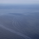 This March 31, 2015, aerial file photo shows an oil sheen from the former Taylor Energy oil rig in the Gulf of Mexico, off the coast of Louisiana.